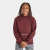 Nike Big Kids Sportswear Reflective Club Fleece Pullover Hoodie In Brown
