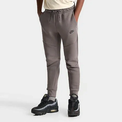 Nike Big Kids Sportswear Tech Fleece Reflective Jogger Pants In Gray