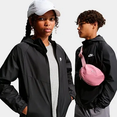 Nike Big Kids Sportswear Windrunner Hooded Repel Full-zip Jacket In Black