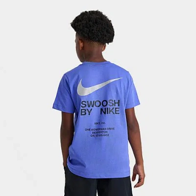 Nike Big Kids Sportswear World Headquarters T-shirt In Blue