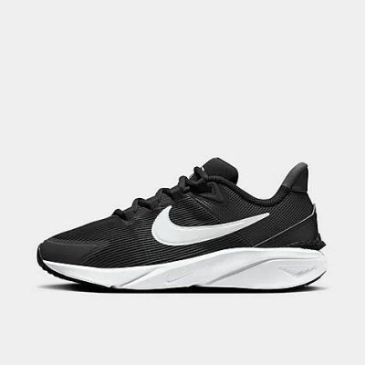 Nike Big Kids' Star Runner 4 Running Shoes In Black/anthracite/white