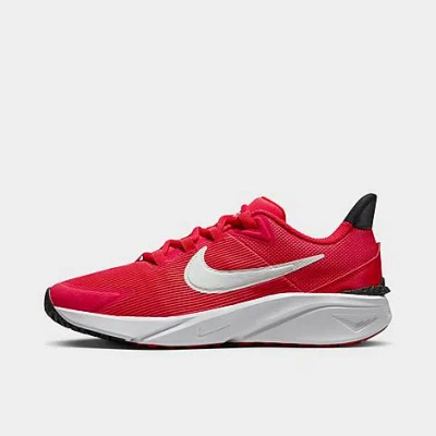 Nike Big Kids' Star Runner 4 Running Shoes In University Red/black/white/summit White