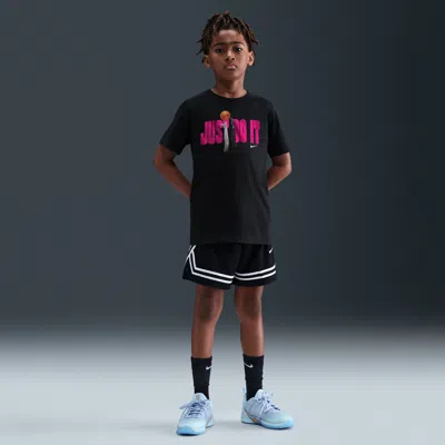 Nike Big Kids' T-shirt In Black