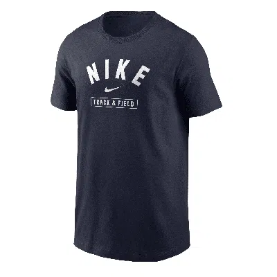 Nike Big Kids' Track & Field T-shirt In Blue