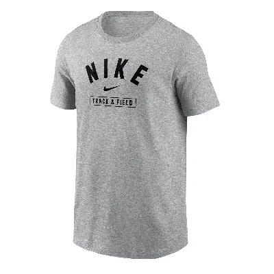 Nike Big Kids' Track & Field T-shirt In Gray