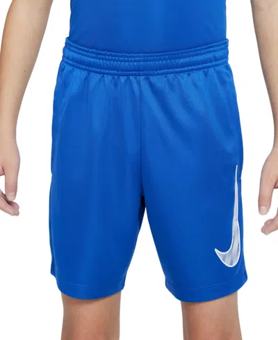 Nike Big Kids Trophy23 Dri-fit Shorts In Blue