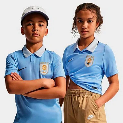 Nike Big Kids Uruguay 26 Stadium Home Dri-fit Replica Soccer Jersey In Blue
