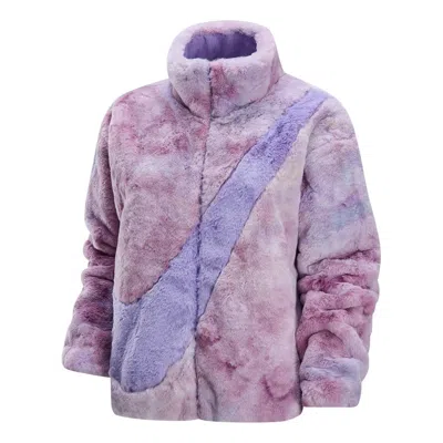 Nike Big Swoosh Jacket 'purple' In Multi