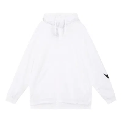 Nike Big Swoosh Large Logo Half Zipper Hooded Interchange Jacket White