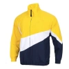 Nike Big Swoosh Large Logo Woven Colorblock Jacket Yellow