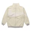 Nike Big Swoosh Reversible Boa Jacket (asia Sizing) 'cream White' In Neutral