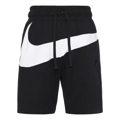 Nike Big Swoosh Sportswear French Terry Shorts Black In Multi