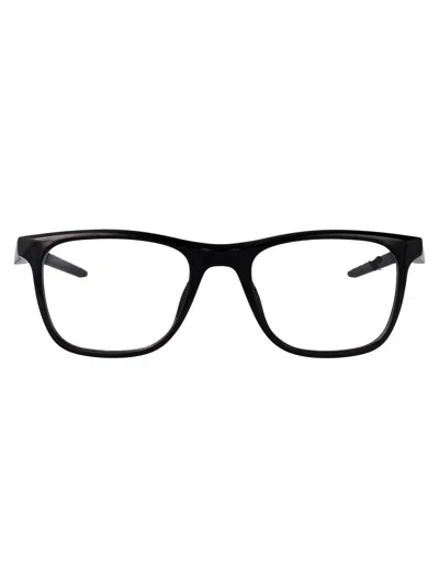 Nike Black Acetate Glasses In Brown