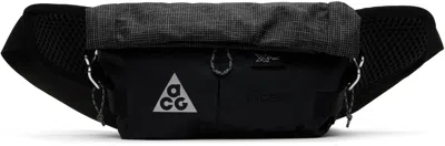 Nike Black Acg Aysén 3l Belt Bag In Black/black/metallic