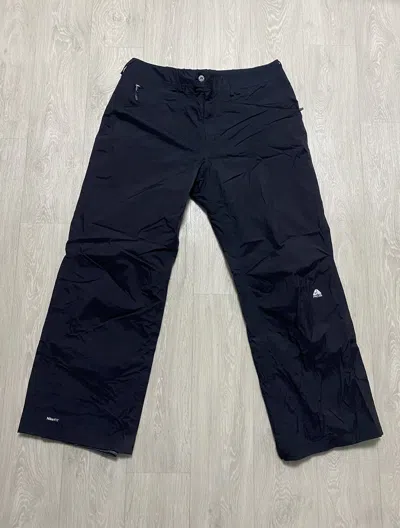 Pre-owned Nike Black Adjustable Fit Ski Snowpants Trousers