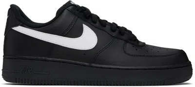 NIKE BLACK AIR FORCE 1 '07 SNEAKERS