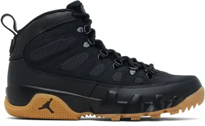 Nike Black Air Jordan 9 Retro Boot Sneakers