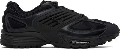 NIKE BLACK AIR PEGASUS WAVE SNEAKERS