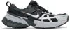 Nike Women's V2k Run Running Sneakers From Finish Line In Black/metallic Silve