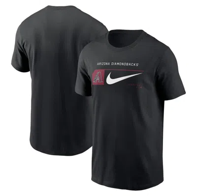 Nike Black Arizona Diamondbacks Team Swoosh Lockup T-shirt