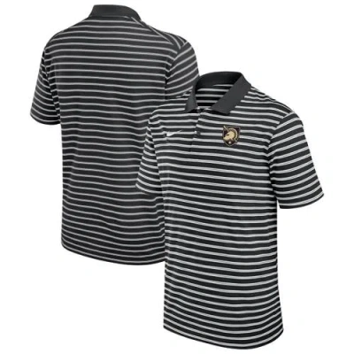 Nike Black Army Black Knights Victory Stripe Performance Polo