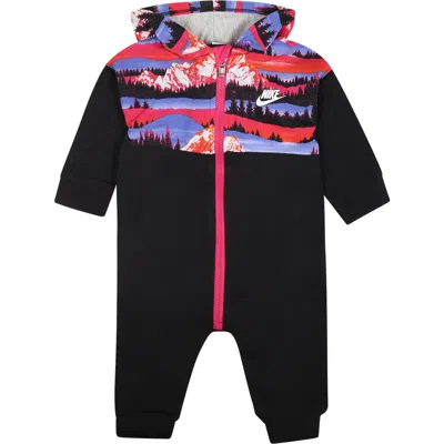 Nike Black Babygrow For Baby Girl With Logo