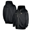 Nike Black Boston Celtics Authentic Standard Issue Full-zip Hoodie Jacket In Black
