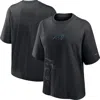 Nike Black Carolina Panthers Boxy T-shirt In Black