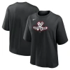 Nike Black Chicago White Sox Side Cinch Fashion Tri-blend Performance T-shirt In Black