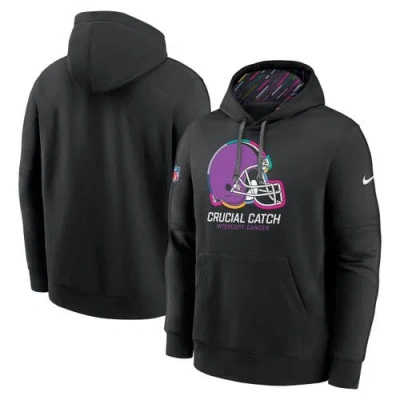 Nike Black Cleveland Browns 2024 Nfl Crucial Catch Club Pullover Hoodie