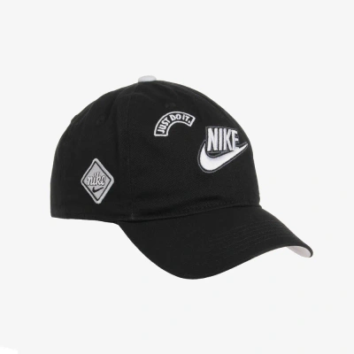 Nike Black Cotton Badge Cap