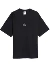 Nike Black Crewneck T-shirt In Black