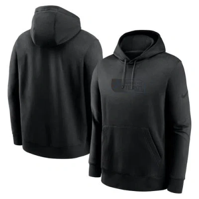 Nike Black Dallas Cowboys Edge Pack French Terry Club Pullover Hoodie