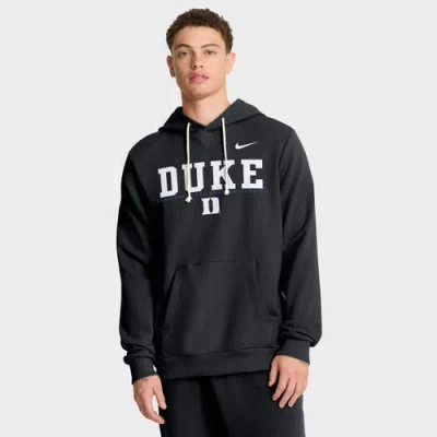 Nike Black Duke Blue Devils 2025 Sideline Standard Issue Dri-fit Hoodie