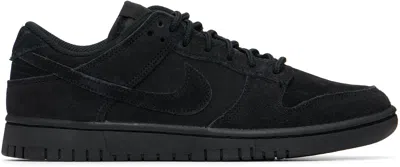 Nike Mens  Dunk Low Retro Se Nubuck In Black/black/black