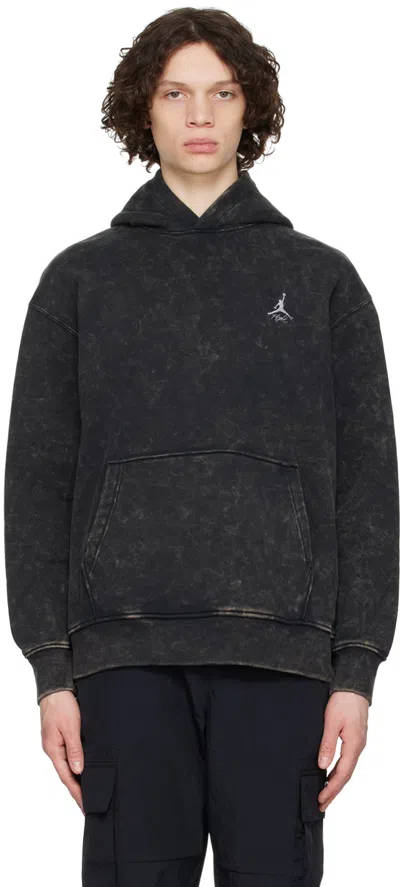 Nike Black Flight Heritage Hoodie In Black/cement Grey/ce