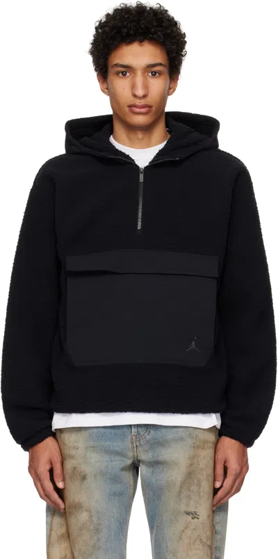 Nike Black High-pile Fleece Pullover Hoodie