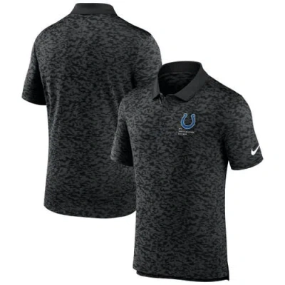 Nike Black Indianapolis Colts Pique Fashion Performance Polo