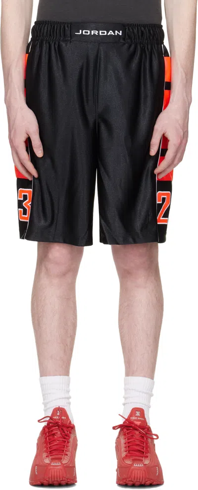 Nike Black Jordan Brooklyn Cat Scratch Shorts