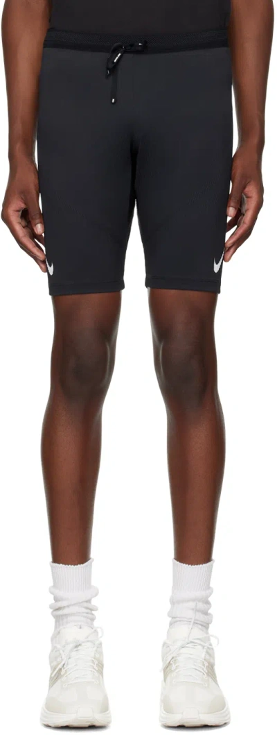 Nike Black Lightweight Shorts In Black/summit White