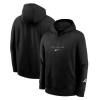 Nike Men's Black Los Angeles Dodgers Lights Out Club Fleece Pullover Hoodie In Black