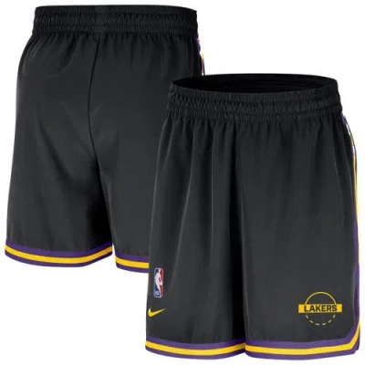 Nike Black Los Angeles Lakers Authentic Practice Dna Woven Performance Shorts