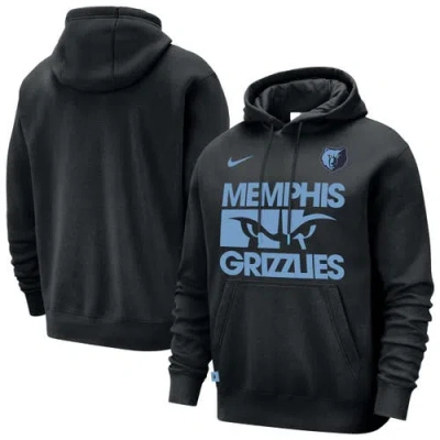 Nike Black Memphis Grizzlies Courtside Club Pullover Hoodie