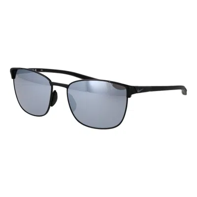 Nike Black Metal Sunglasses In Blue