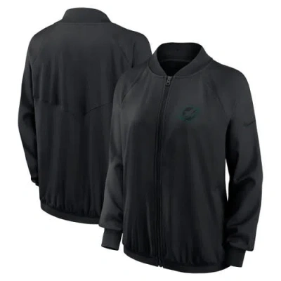 Nike Black Miami Dolphins Full-zip Jacket