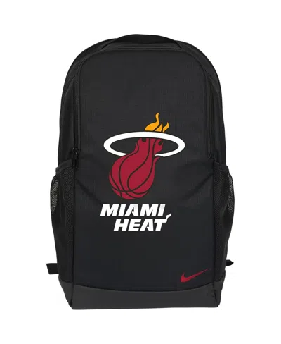 Nike Black Miami Heat Brasilia Backpack