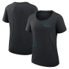 NIKE NIKE BLACK MIAMI MARLINS AUTHENTIC COLLECTION PERFORMANCE SCOOP NECK T-SHIRT