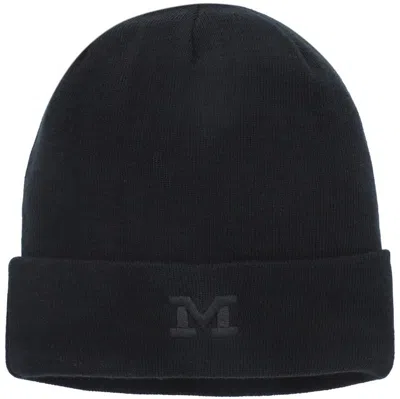 Nike Black Michigan Wolverines Tonal Cuffed Knit Hat