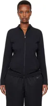 Nike Black Moisture-wicking Sport Jacket In Multi