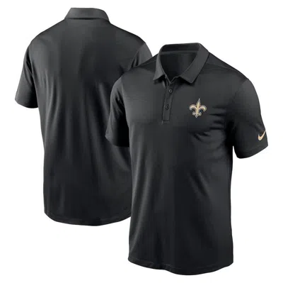 Nike Black New Orleans Saints Franchise Team Logo Performance Polo